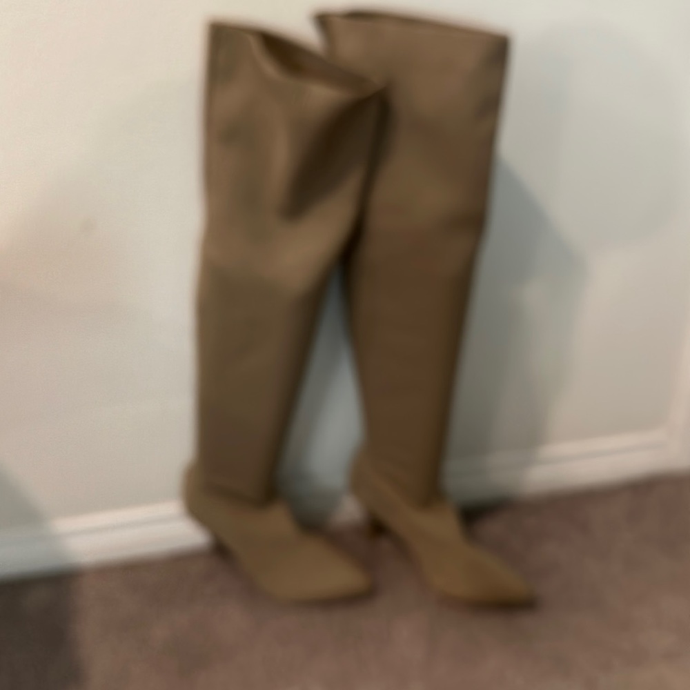 Brand new, never worn, thigh, high boots, size 8